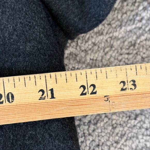 Vintage Crombie Overcoat Sz 44R Charcoal Gray Aberdeen Scotland Made in USA - Picture 7 of 9